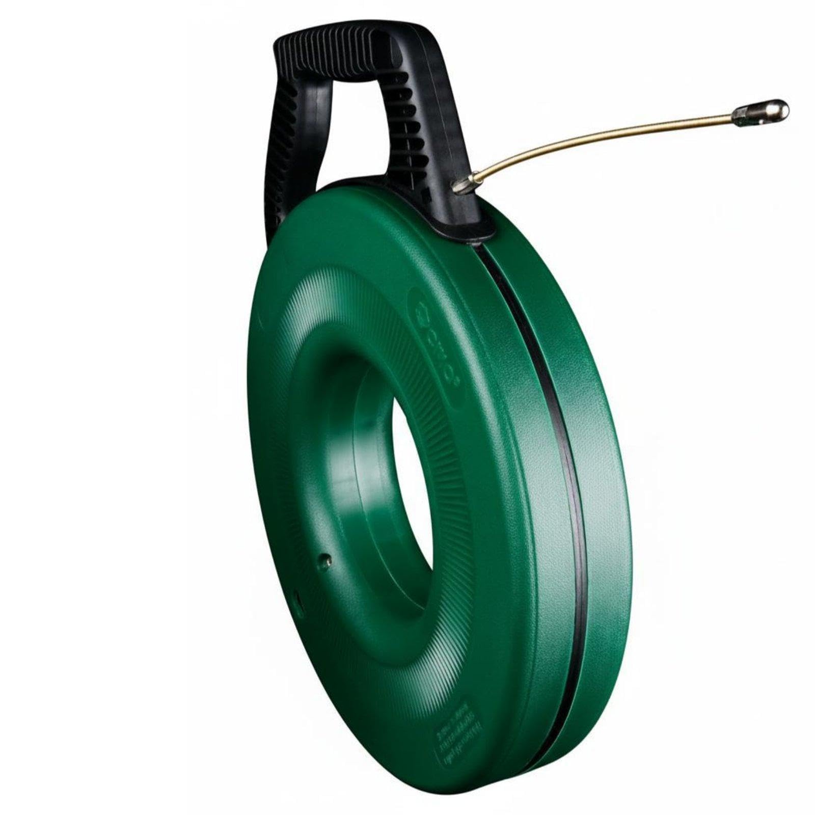 Steel Wire Conduit Threader Flexible Spring Head Electrical Wire Fishing Tool Labor Saving for Electricians 25M Roller Head-picture-18