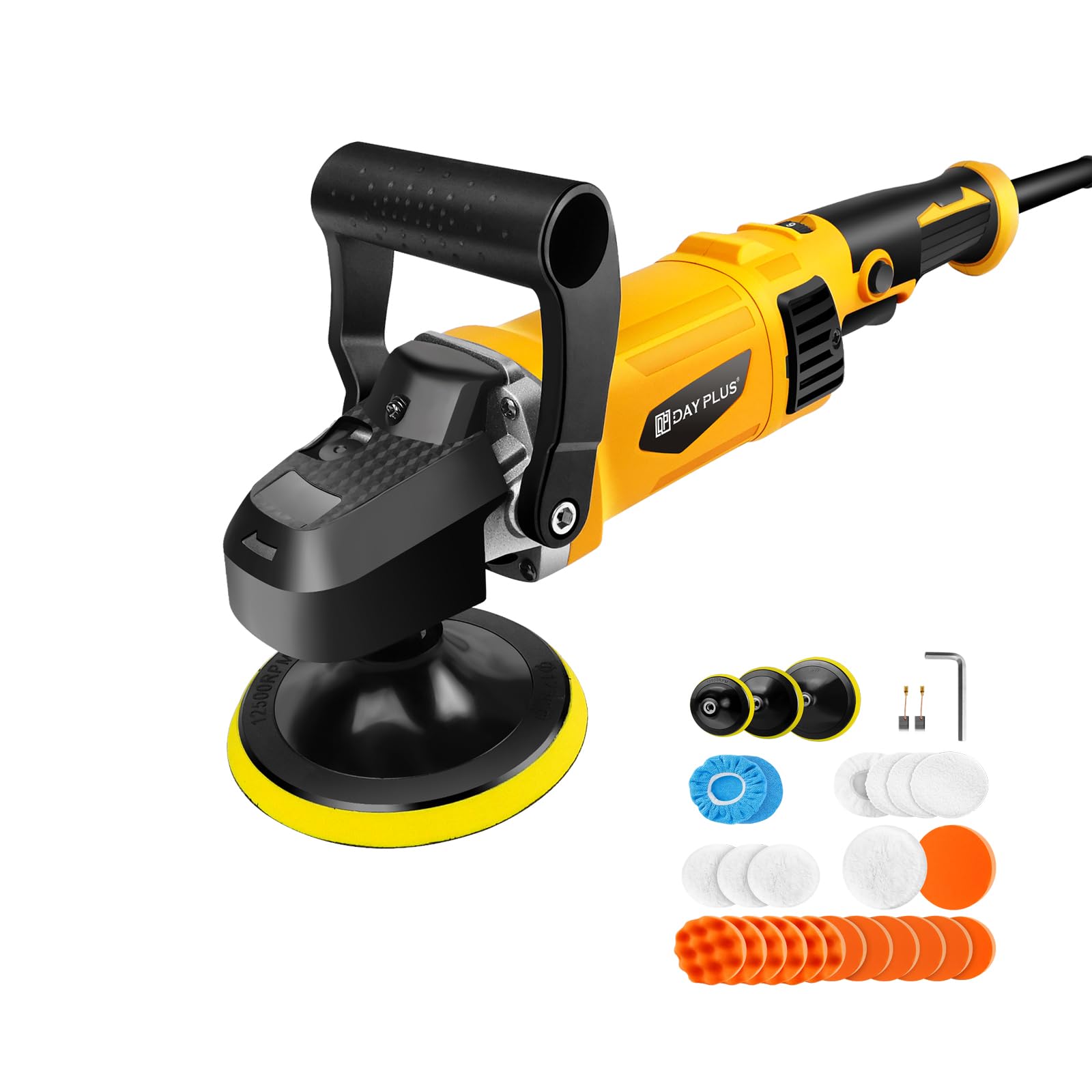 Polishing Machine Car Polishing Machine for Car Buffer Polisher Polishing Set Rotary Car Buffer Polisher Waxer Eccentric Polishing Machine Boat Sanding, Polishing, 150mm-180mm