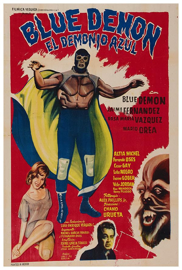 Amazon.com: The Blue Demon- Lucha Mexican Wrestling Horror Movie