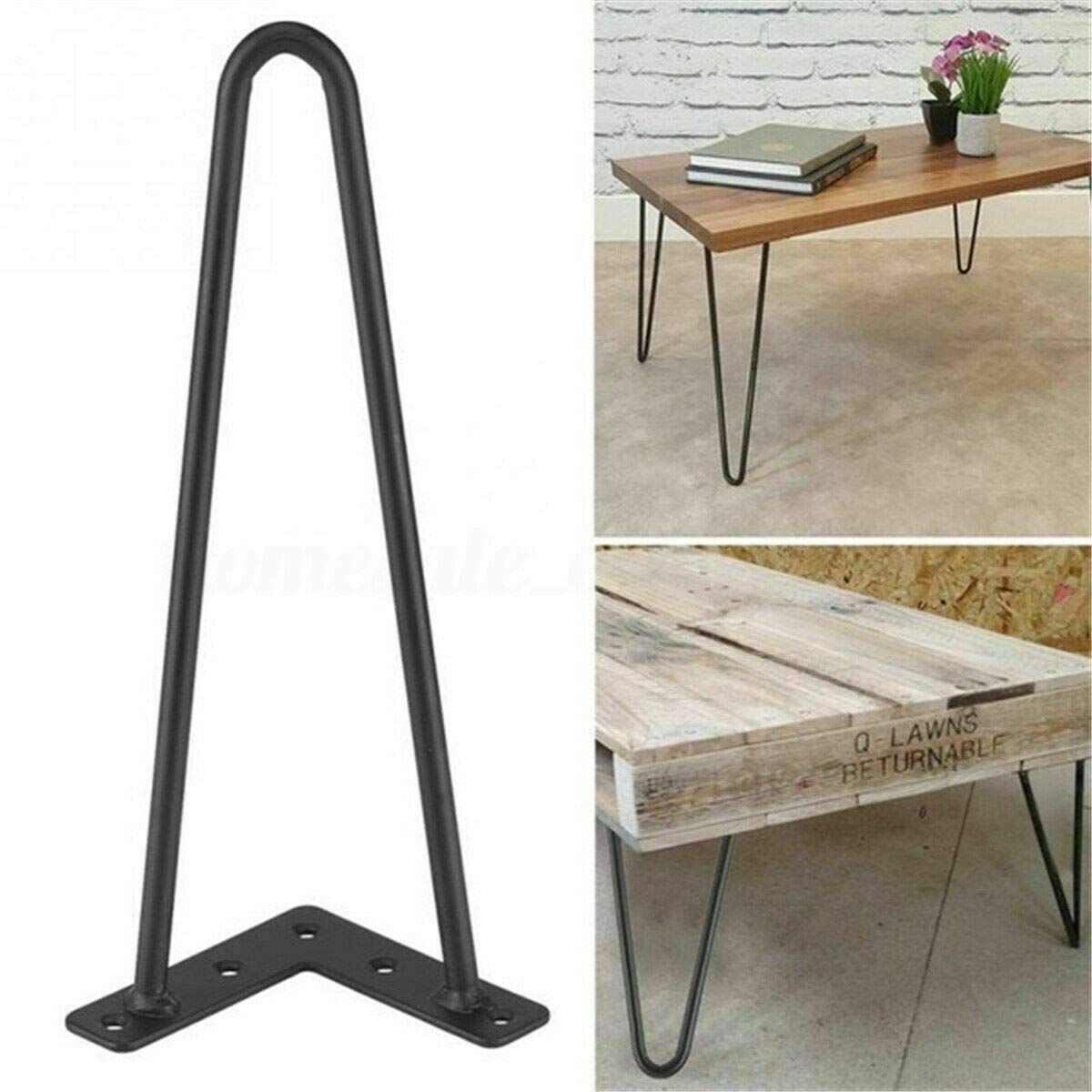 Enenes Inklapbare haarspeld-tafelpoten, 43 cm, robuuste stalen