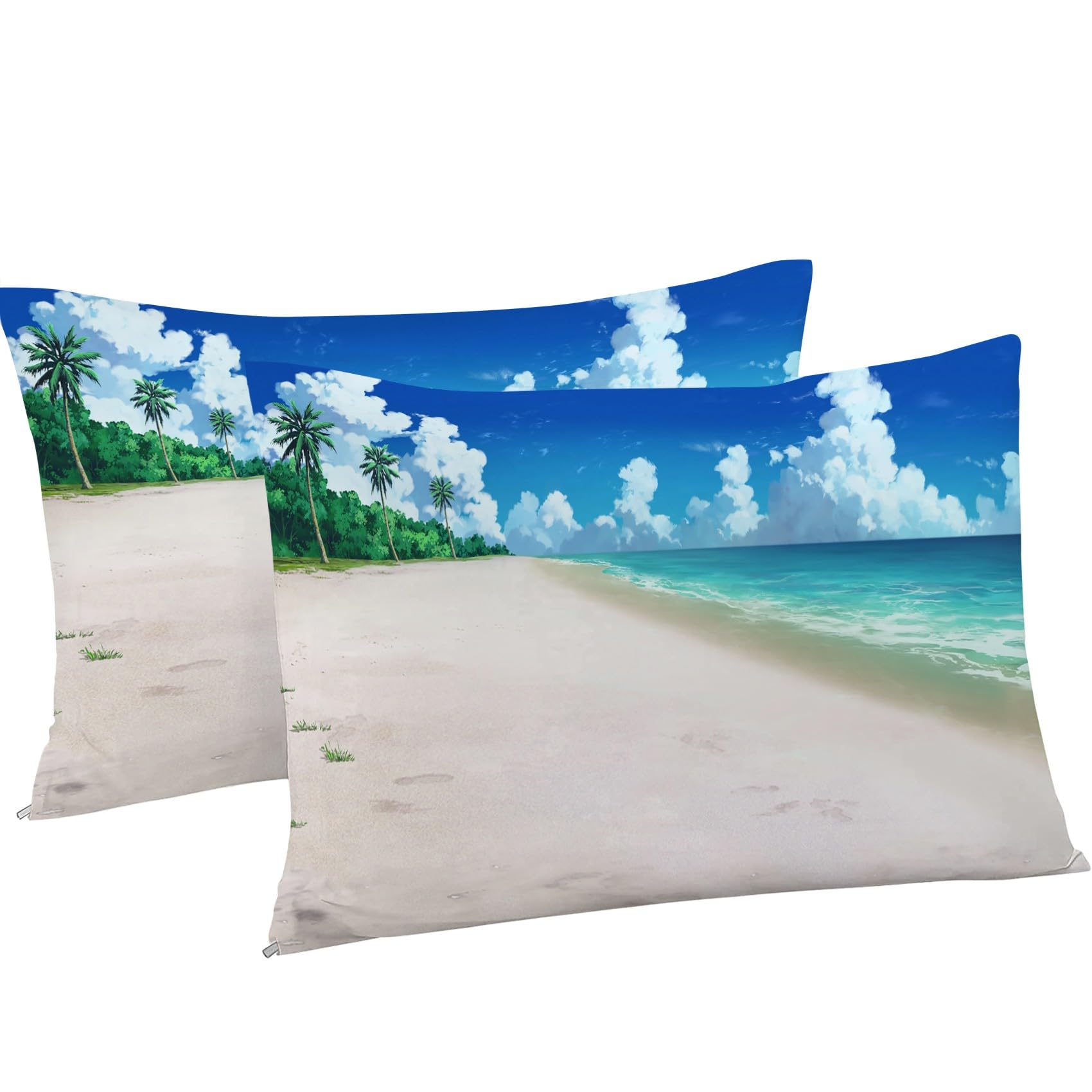 Zestawy poszewek na kołdrę plażową 155 x 220 cm poszewka na kołdrę z mikrofibry 155 x 220 cm luksusowy zestaw pościeli z nadrukiem 3D poszewka na kołdrę z 2 poszewkami na poduszki 50 x 75 cm wys. 1959
