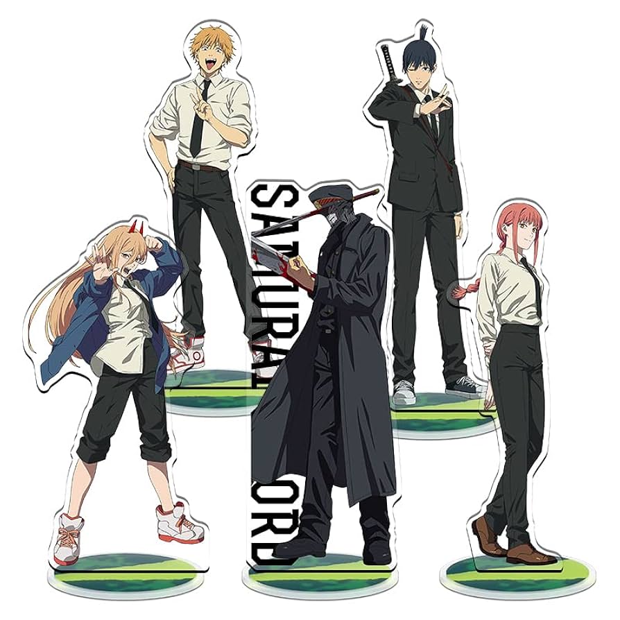 チェンソーマン カフェ アクリルスタンド デンジ パワー アキ マキマ Amazon.co.jp: チェンソーマン アクリルスタンド?デンジ パワー