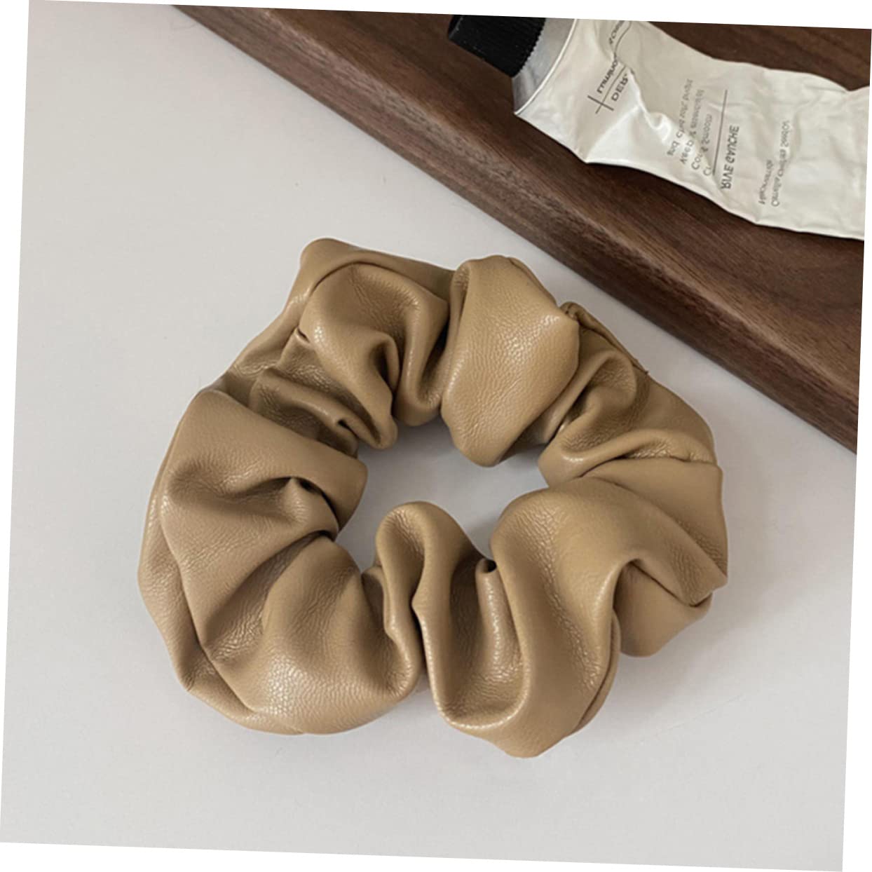 Healeved 12piezas Coleteros De Pu Para Niñas Accesorios De Pelo Elegantes y Chic Scrunchies De Colores Para Peinados De Moda