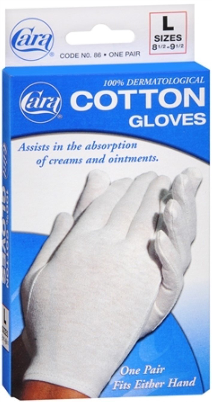 CARA86 Large Cotton Derm Glove