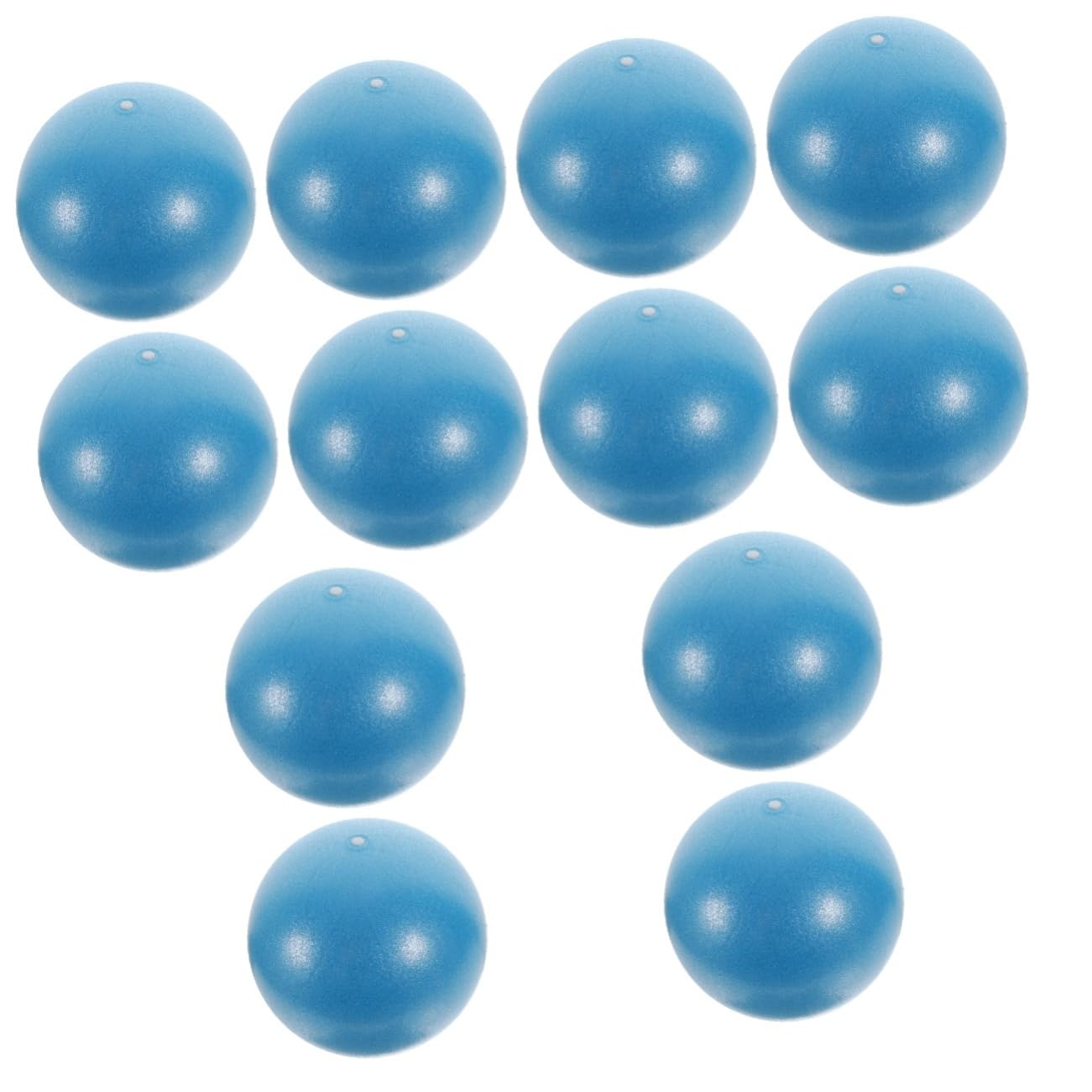 BRIGHTFUFU 12pcs 9 Yoga Ball Small Ball Therapy Exercise Pump Home Workout Gym Core