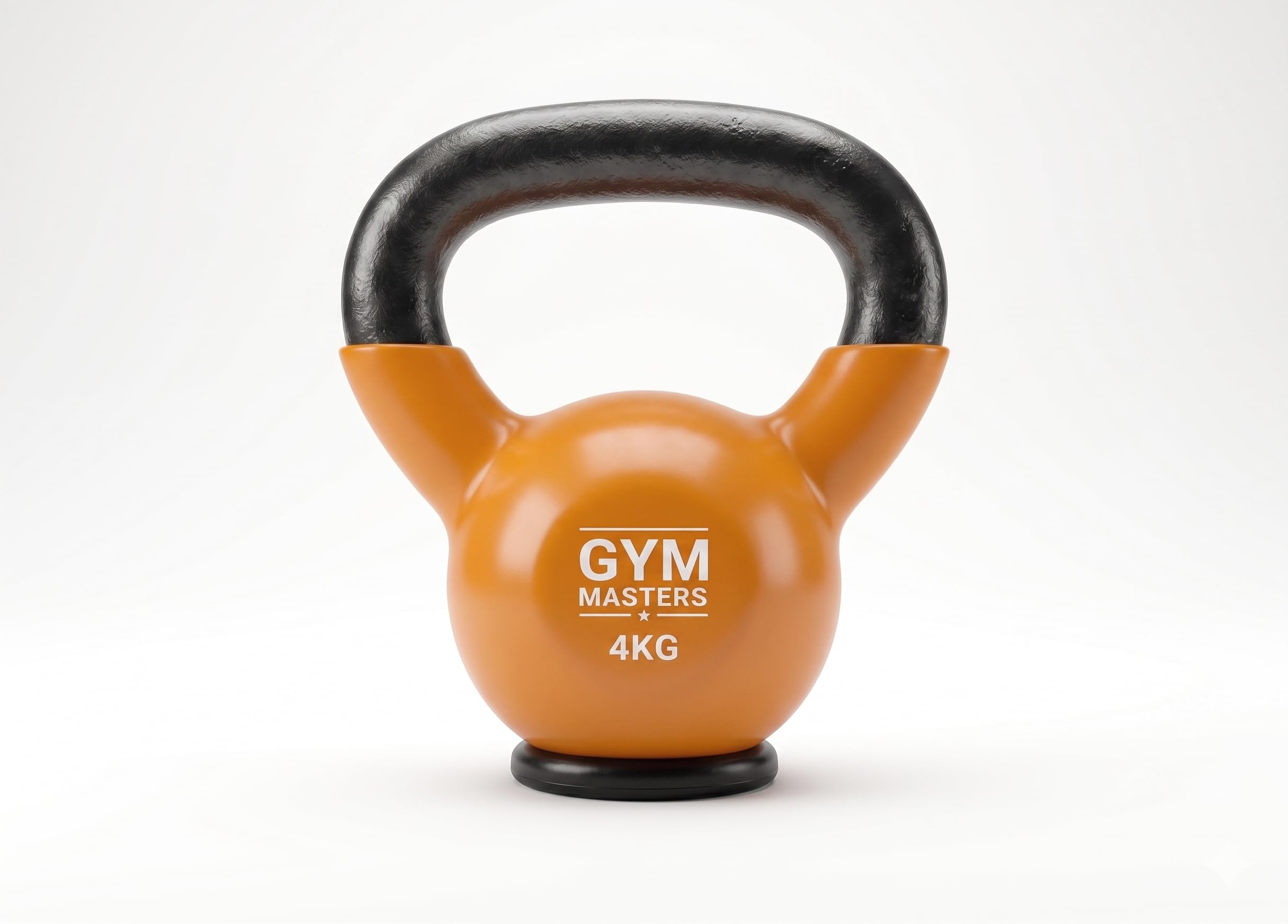 Gym Masters Kettlebell Set Vinyl 2–10 kg – Premium Design Farben – Fitness Set für Zuhause – mit Gummiboden & rutschfestem Griff