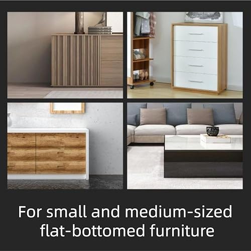 Miniatura 6 de Heavy Furniture Mover Dolly Set con elevador, rotación de 360 4 ruedas para muebles, juego de herramientas de movimiento de cosas pesadas