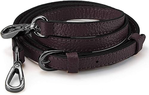 Miniatura 53 de Correa para bolso de mano Live UP, correas de cuero genuino de repuesto para bolso cruzado Marrón