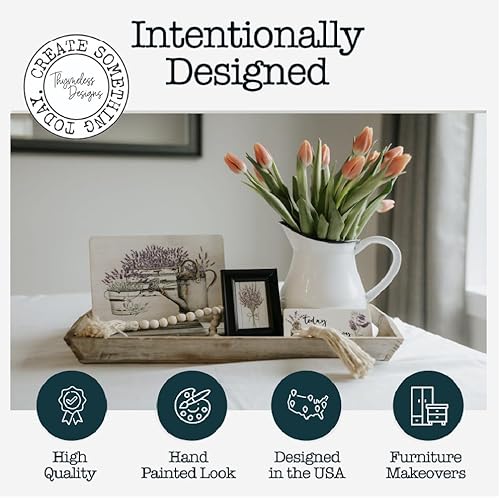 Miniatura 9 de Thymeless Designs - Transferencias para manualidades y muebles, 3 hojas de diseño de 6 x 12 pulgadas, transferencia de decoración del hogar,