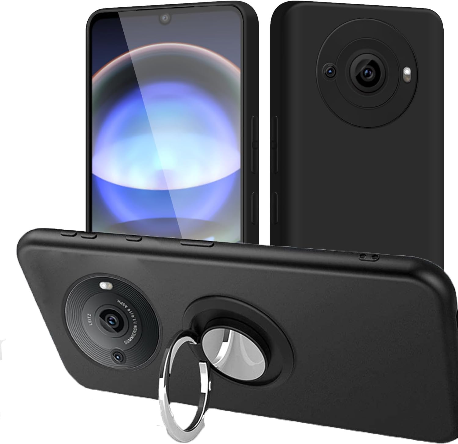Amazon.co.jp: LEITZ PHONE 3 ケース Aquos R8 Pro ケース リング 薄型