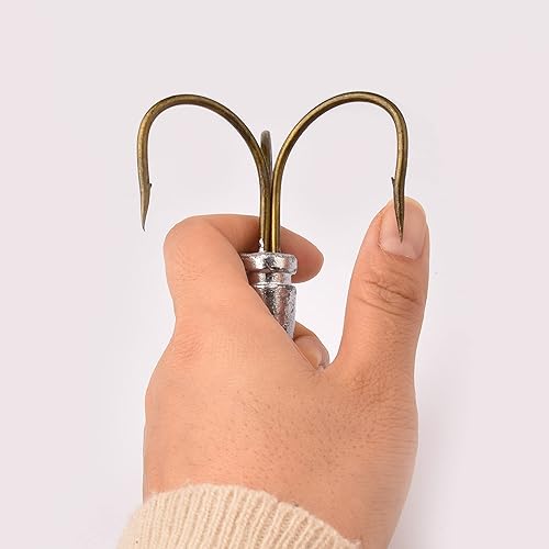 Miniatura 4 de Ganchos de pesca grandes con peso, ganchos agudos (60 80 100 120 140 160)