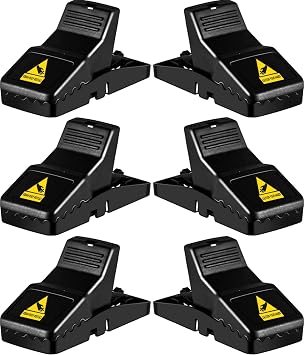 Rat Traps, Large Mice Traps for House, Mouse Trap Indoor Quick Effective Sanitary, Mice Snap Trap, Safe Rat Trap Catcher for Family and Pet