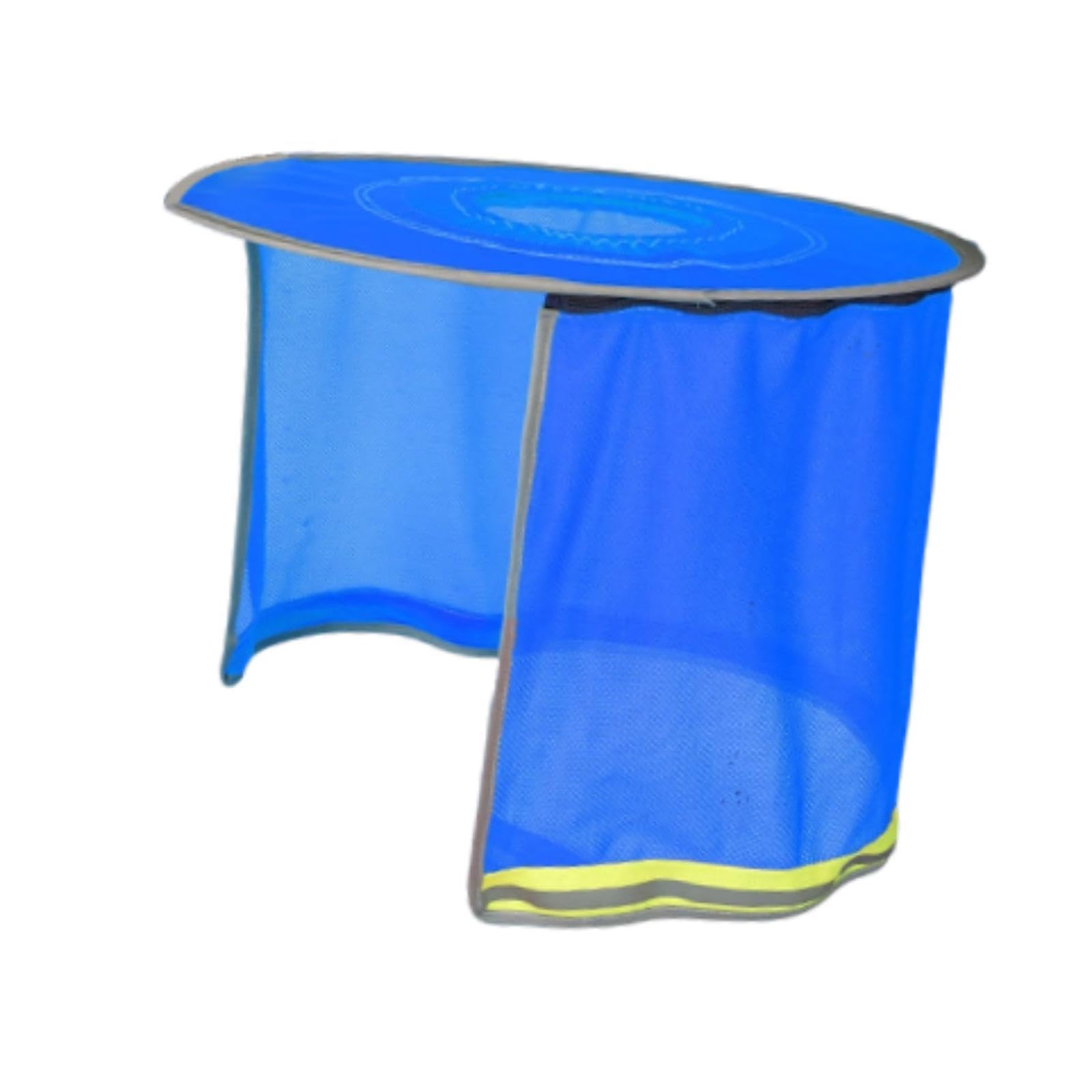 VELURA Protective Headgear Sun Shade Neck for Sanitation Workers Outdoor Activities Blue|1x Protective Headgear Sun Shade|Hard Hats & Bump Caps| Facility Maintenance & Safety |Business & Industrial