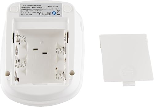 Miniatura 6 de Bluestone Monitor automático de presión arterial superior del brazo con puño y pantalla LCD, lecturas rápidas de BP y pulso, indicador de la OMS con