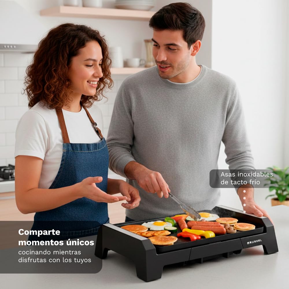 GRUNKEL bk-p36 Contact Grill Tabletop Electric 2000 W Black Grill – barbecues i grill (2000 W, Contact Grill, Electric, Tabletop, czarny, 356 mm)