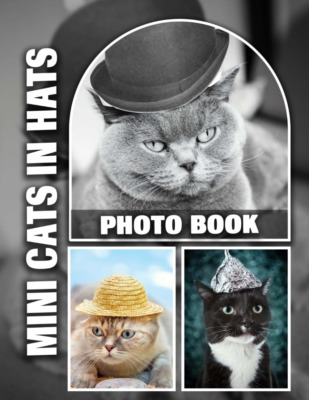Mini Cats in Hats Photo Book: Adorable Kitty Friends Sporting Tiny Hats in Whimsical and Heartwarming Photos – A Delightful Gift for Cat Enthusiasts