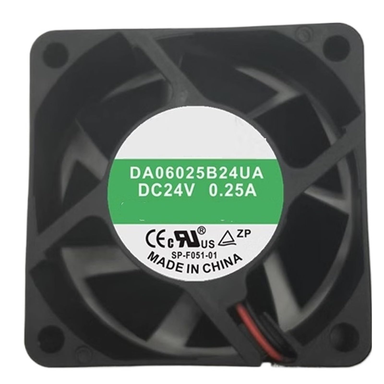FSBNMNXPQ DA06025B24UA 6025 24V 0.25A 60 * 60 * 25MM 6CM 2-wire cooling fan