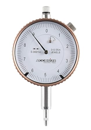 AGD2 style dial indicator with lug back (0-0.05'' by 0.0001'')