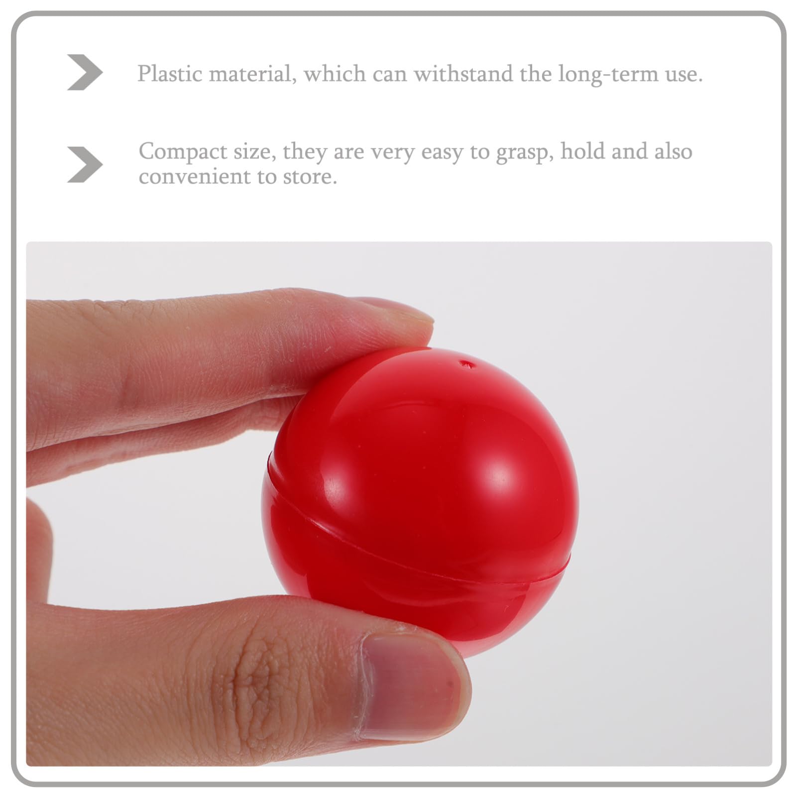 KICHOUSE 2sets Compact Raffle Balls Interesting Game Balls for Home Party Carnival Prizes 25pcs*2