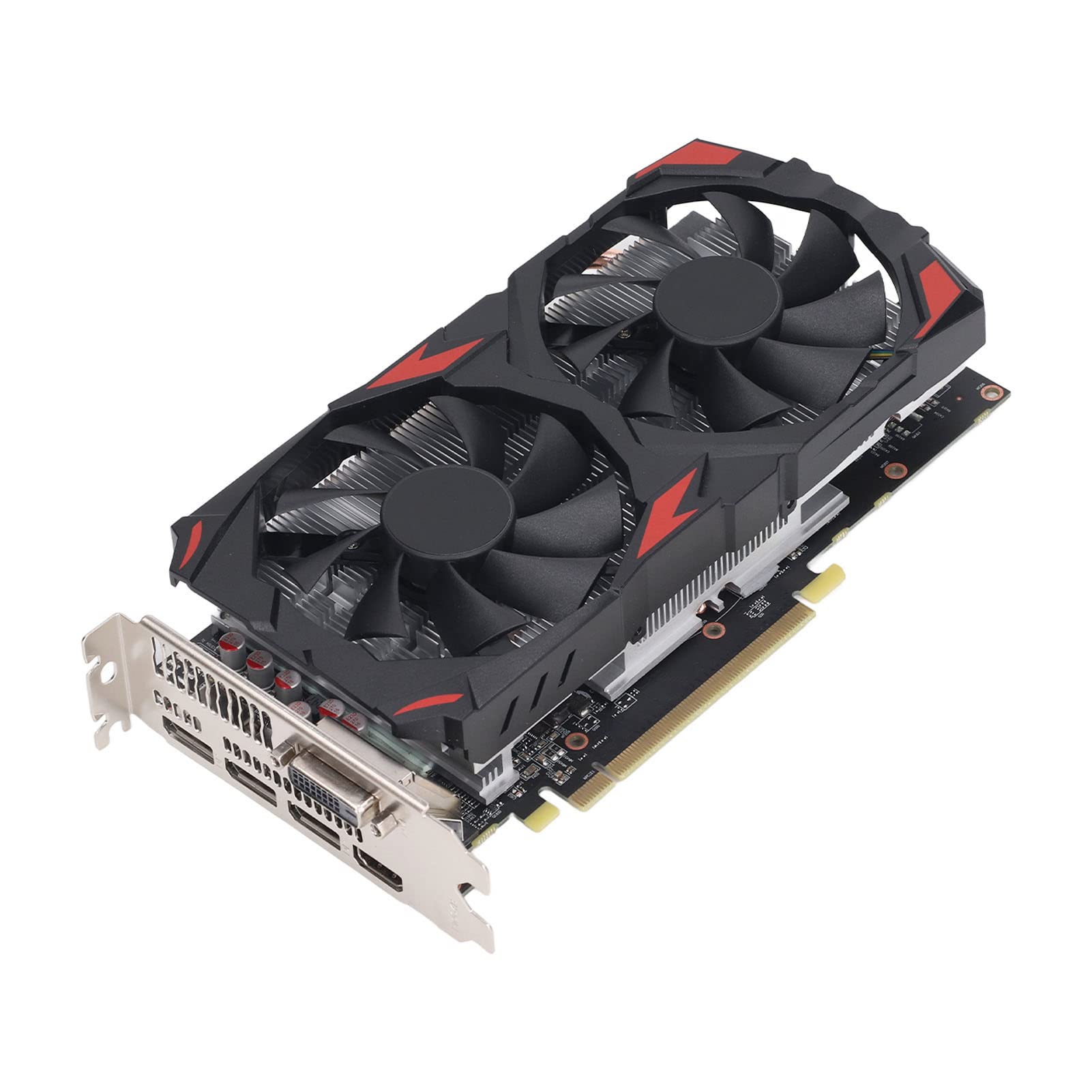 Karta Graficzna RX580 z 8 GB Pamięci GDDR5, rozdzielczość 7680 X 4320, Dwa Wentylatory, Wysoka wydajność w Grach, Obsługa Systemu10 11 Vista (RX580 8GB GDDR5 256BIT)