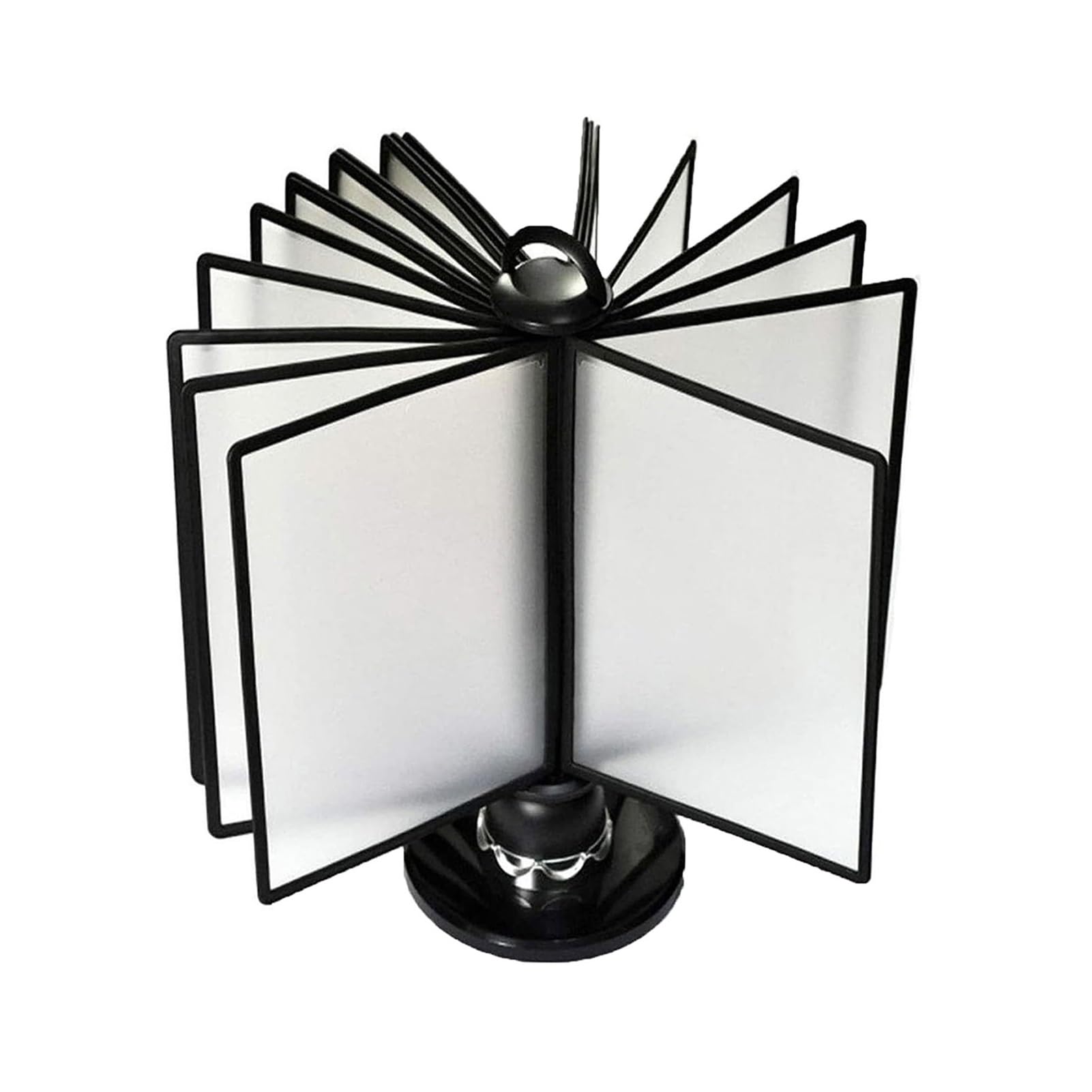 Paneles De Visualización De Mesa Giratorio - A4 Clasificador De Mesa, 20 Paneles De Doble Cara, Clasificador De Mesa, Para Oficinas Comedor Mostrar Póster