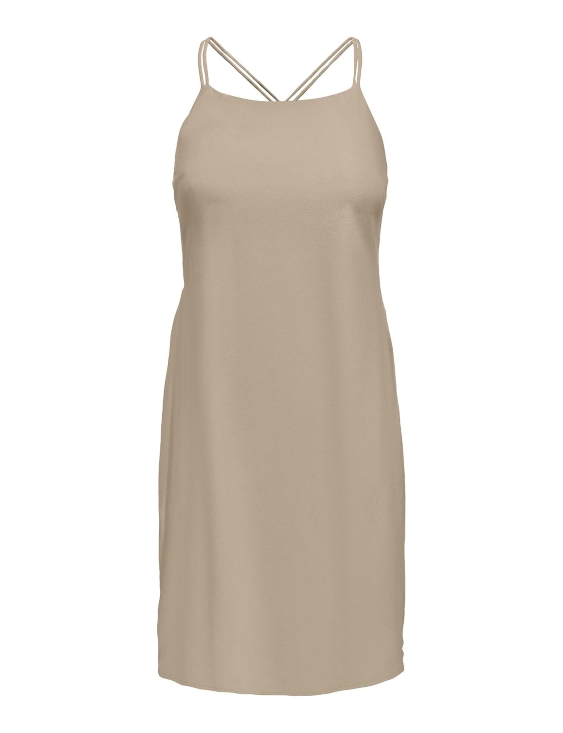 ONLY Onljakiri Linen Strap Dress PTM, Humus, L