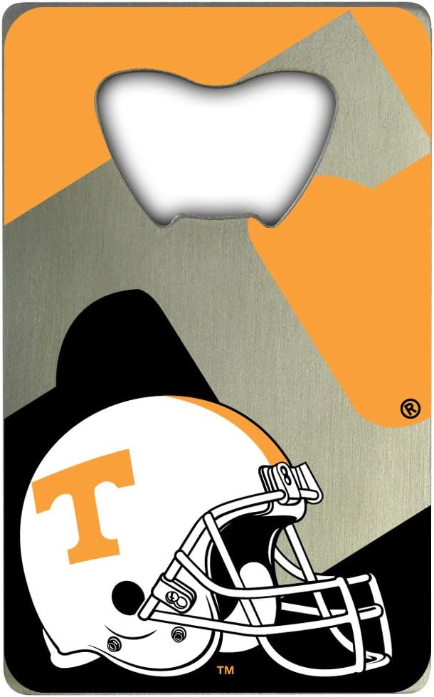 FANMATS 62588 Tennessee Volunteers Credit Card Style Bottle Opener - 2” x 3.25