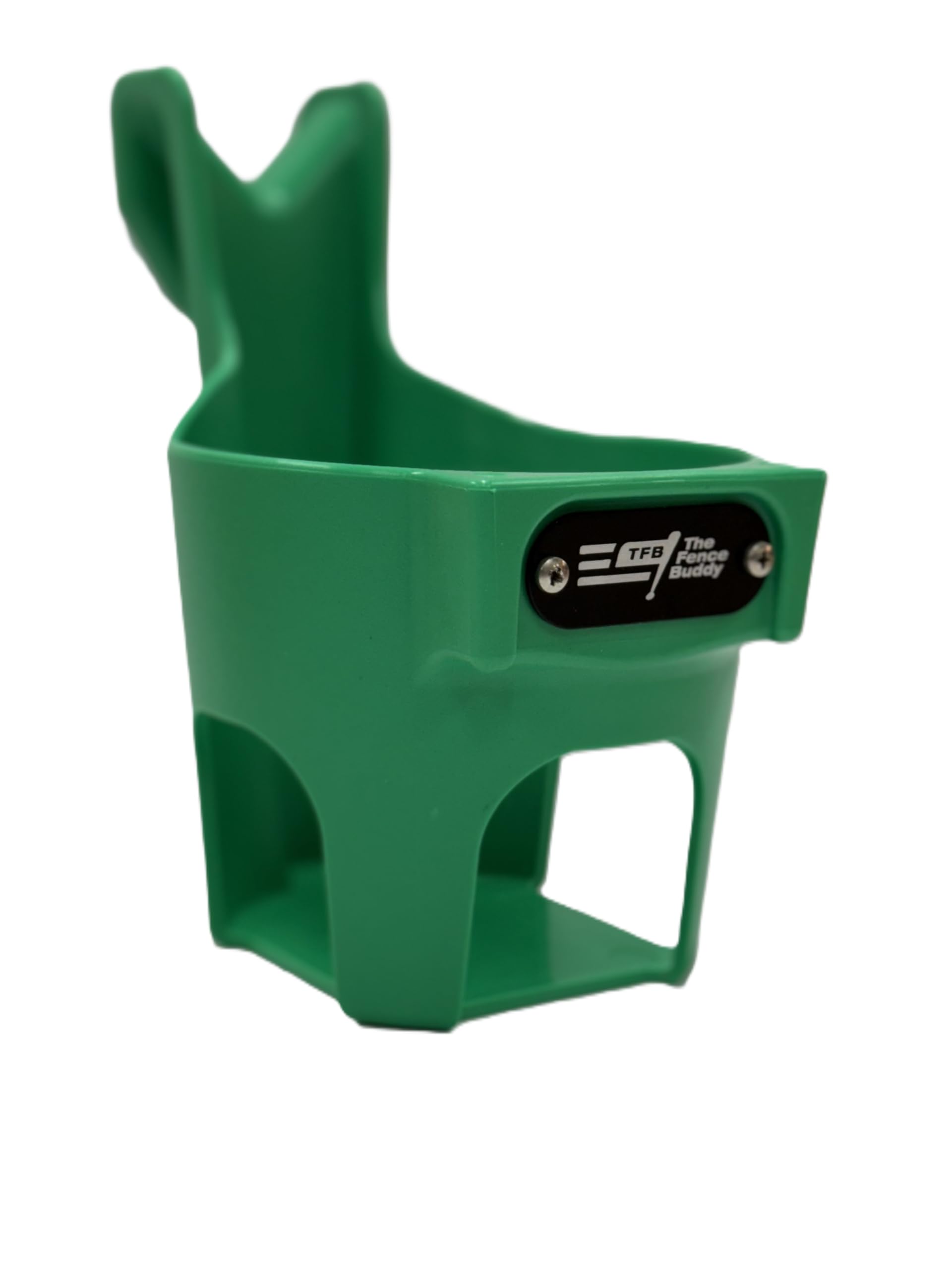 Green Water Bottle Holder for Fence | Cup Holder and Caddy | Holds Stanley, Yeti, Gatorade Products | Baseball and Softball Dugout Organizer, Tennis