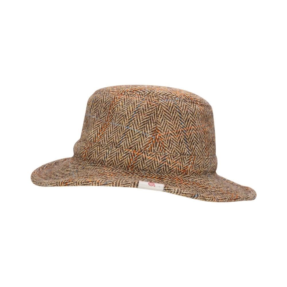 WALKER AND HAWKES - Harris Tweed Berkeley Hat - White Sand - Large (59cm)