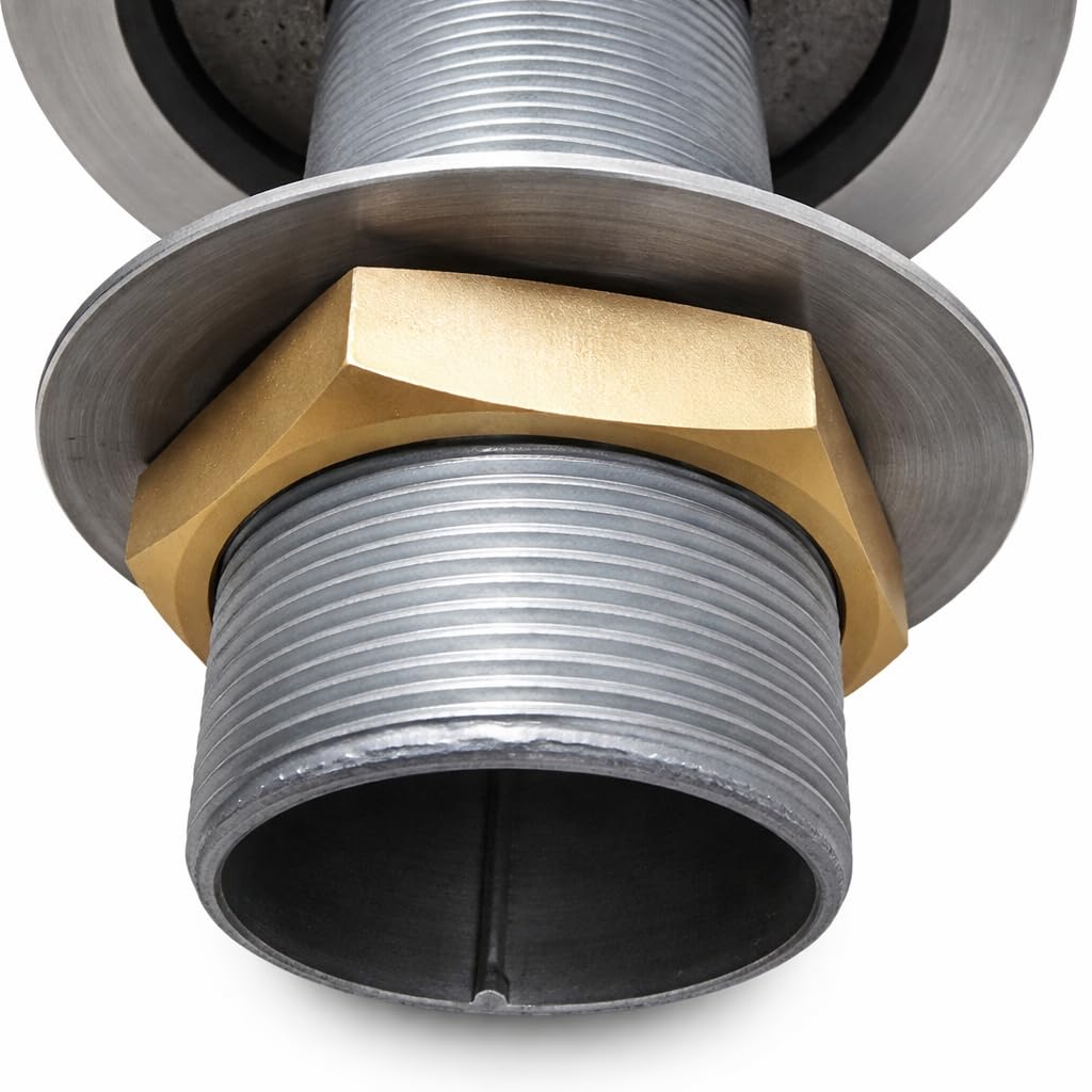 Schanksäule "Westworld" aus Edelstahl H 545mm Durchmesser 85mm ohne Schankhahn