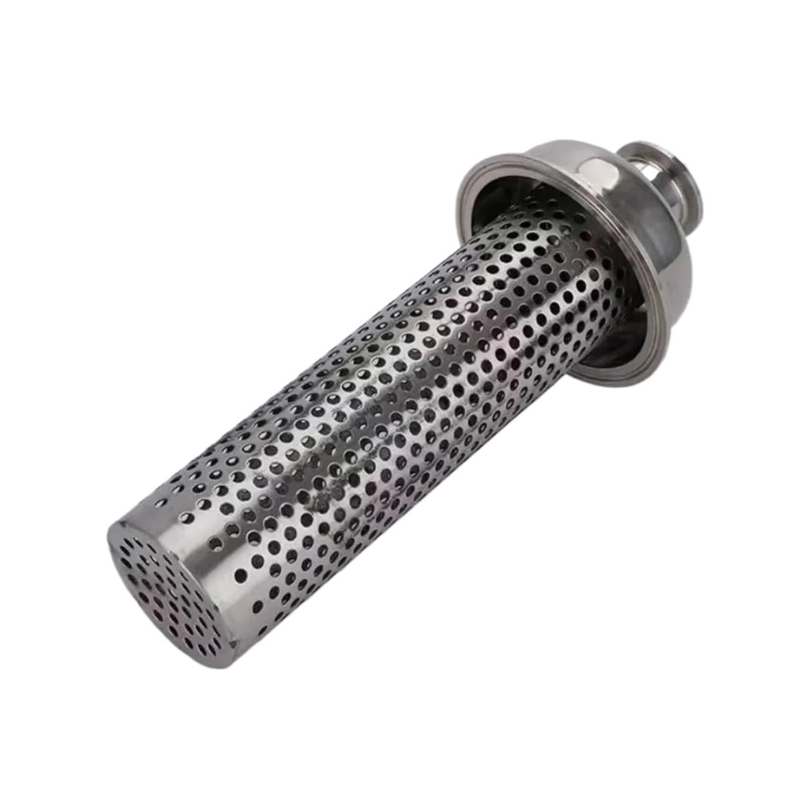 SUS304 - Filtro de filtro en línea de triple abrazadera para elaboración de cerveza, se adapta a tubos de 38 mm y 51 mm (1.5 pulgadas y 2 pulgadas) (malla 100, tubo de 51 mm K64 mm)