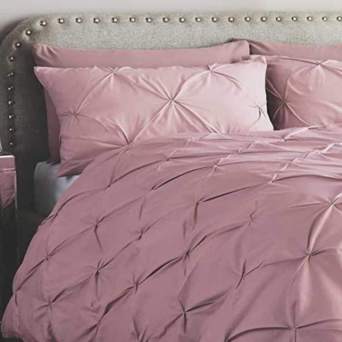 Bianca Set Copripiumino Super King Size Con Federe, In Cotone 200