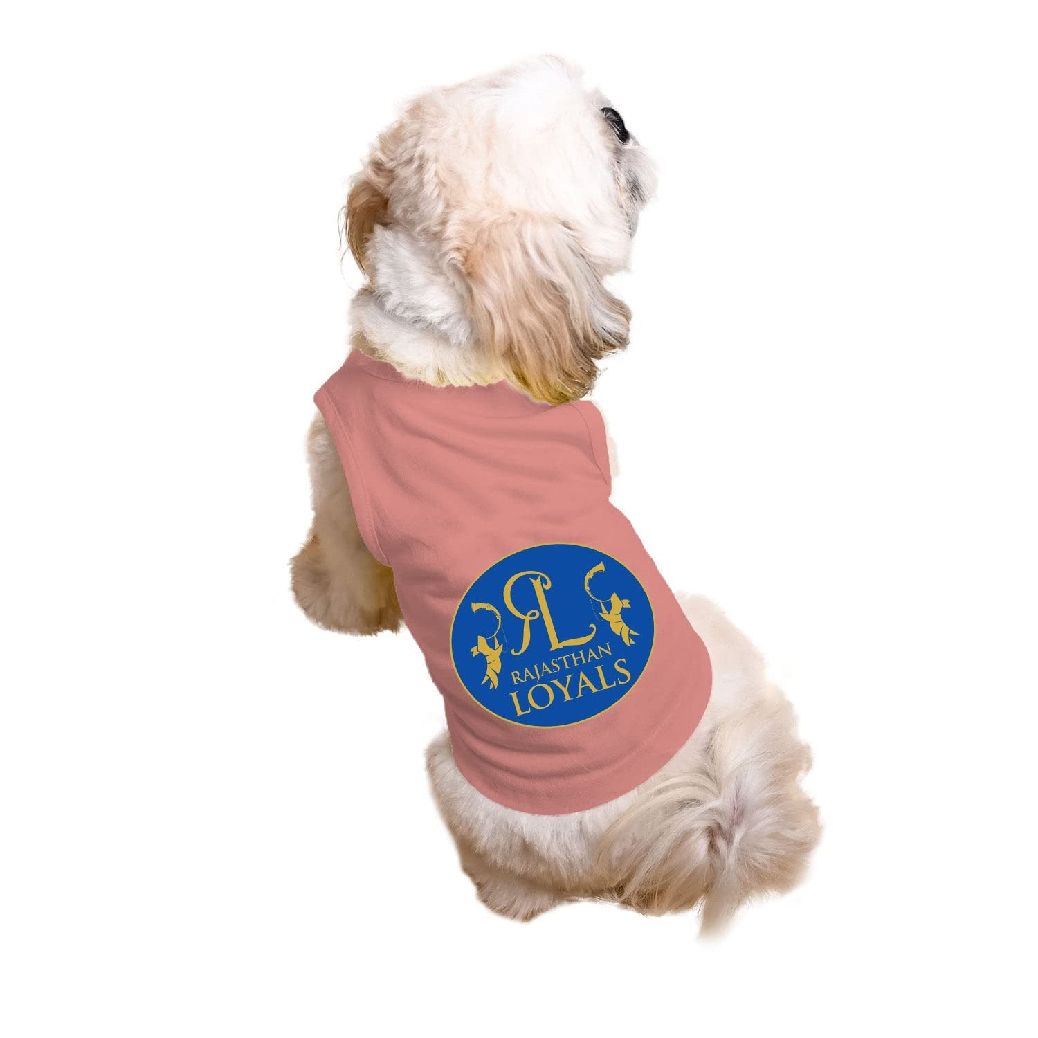 Ruse Round Neck Sleeveless Sando Vest Tank T-Shirt for Dogs IPL Rajasthan Loyals Cotton Teams Dog Jersey Printed Breathable Tees Apparel for Pet (Puppy,Shih Tzu) (Pink, XS) (B0BZJC9K7M) Amazon Price History, Amazon Price Tracker