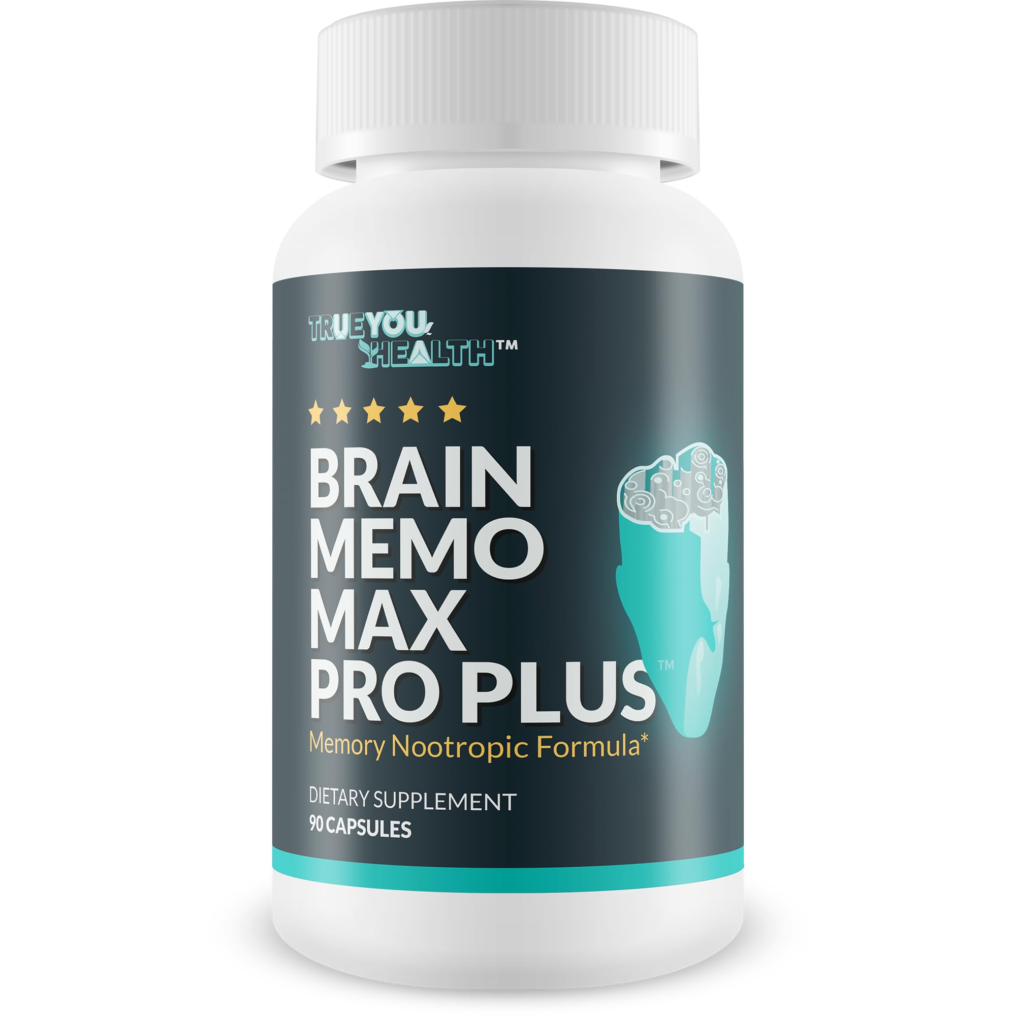 Brain Memo Max Pro Plus - Top Memory & Brain Memo Max Pro Supplement - Support Improved Memory & Mental Acuity - Aid Natural Brain Function - Support Focus, Mental Recovery, & Energy