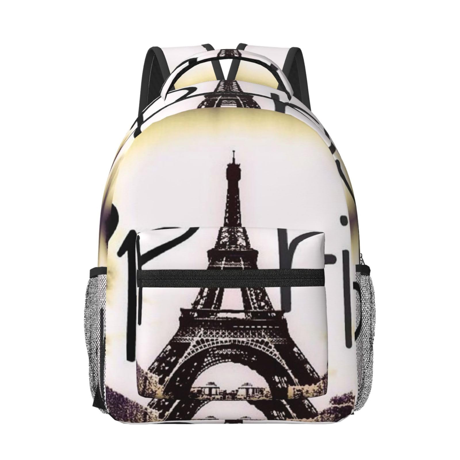 Tour Eiffel Amour Paris imprimé confortable sac de cours - 8