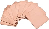 Vista 15 de uxcell Disipador térmico de cobre térmico de chipset IC plano para CPU GPU 0.591 x 0.591 x 0.047 in 10pcs