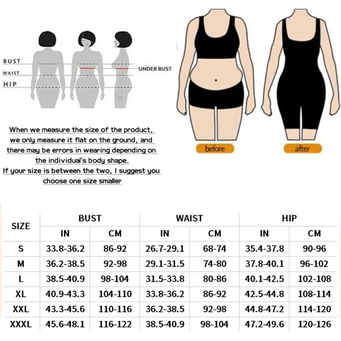 Modellante per Tutto Il Corpo con Controllo della Pancia da Donna - Body Modellante per Sollevare i Glutei Senza Cuciture per Tutte Le Occasioni, Nero M