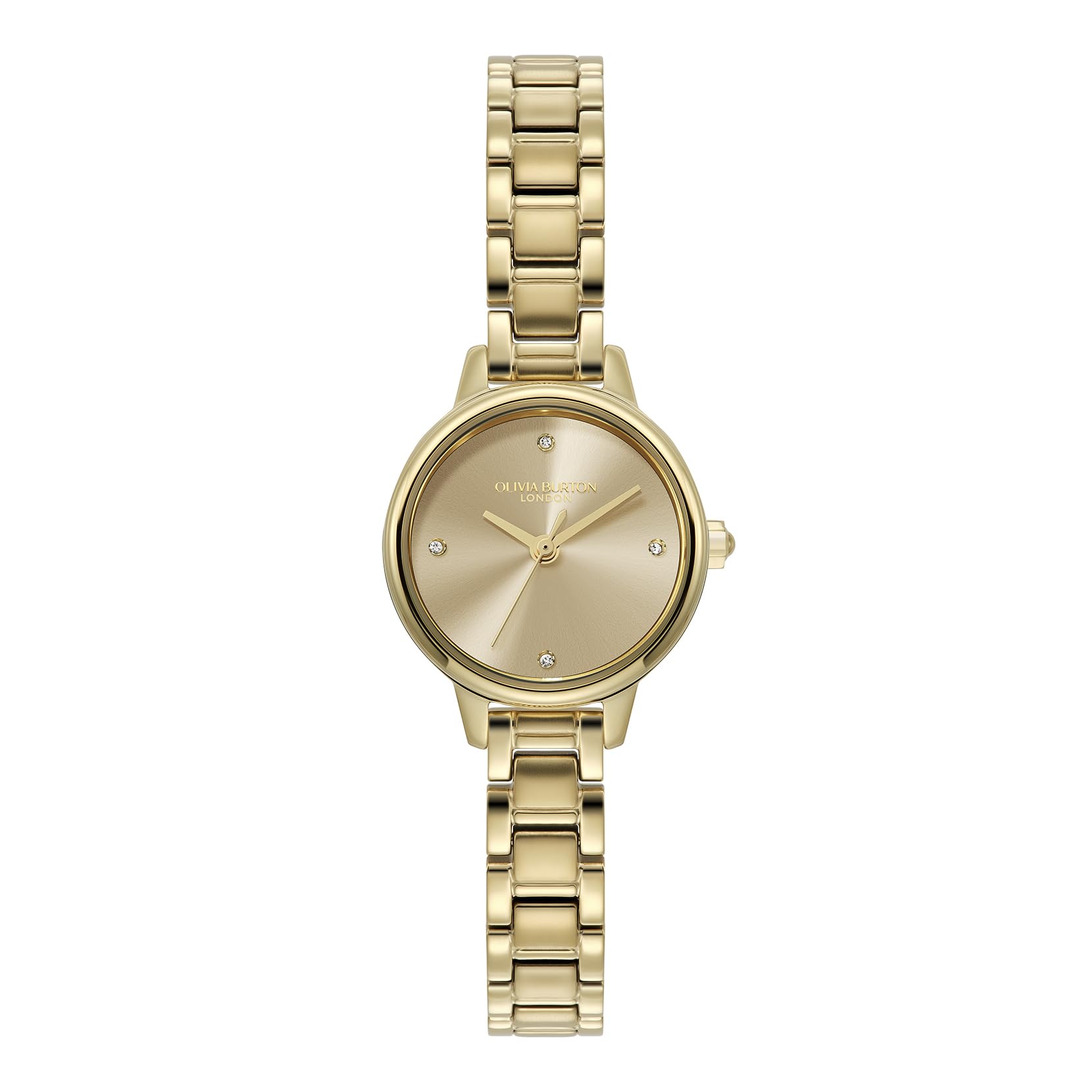 Olivia Burton Orologio con Movimento al Quarzo a Tre Lancette da Donna Collezione MINI CLASSIC con Bracciale in Acciaio Inossidabile – Disponibile in Dorato, Bicolore o Oro Rosa