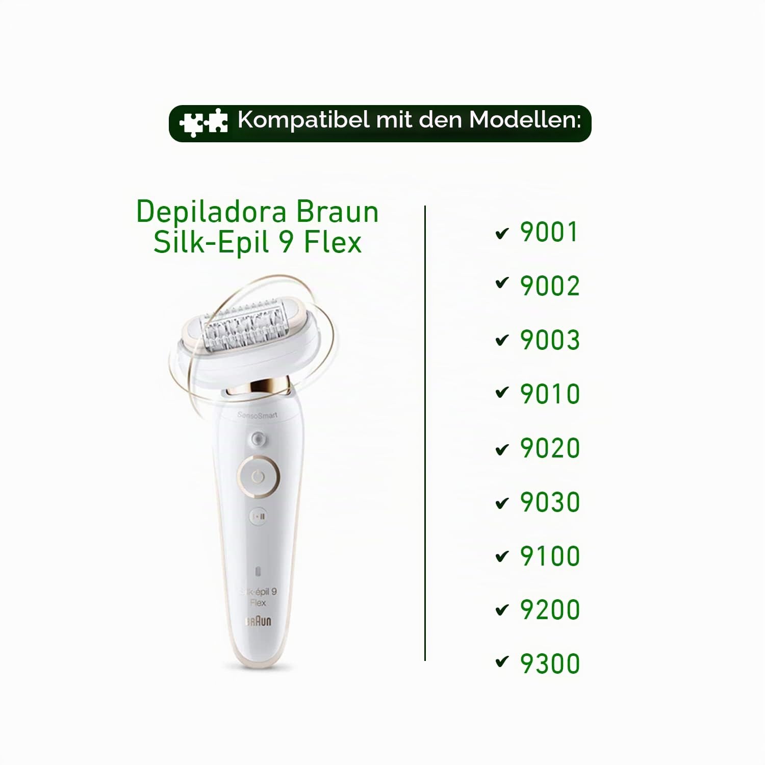 ELECTROTODO - Kopfstück für Epilierer Braun Silk Epil 9 Flex - 81719648