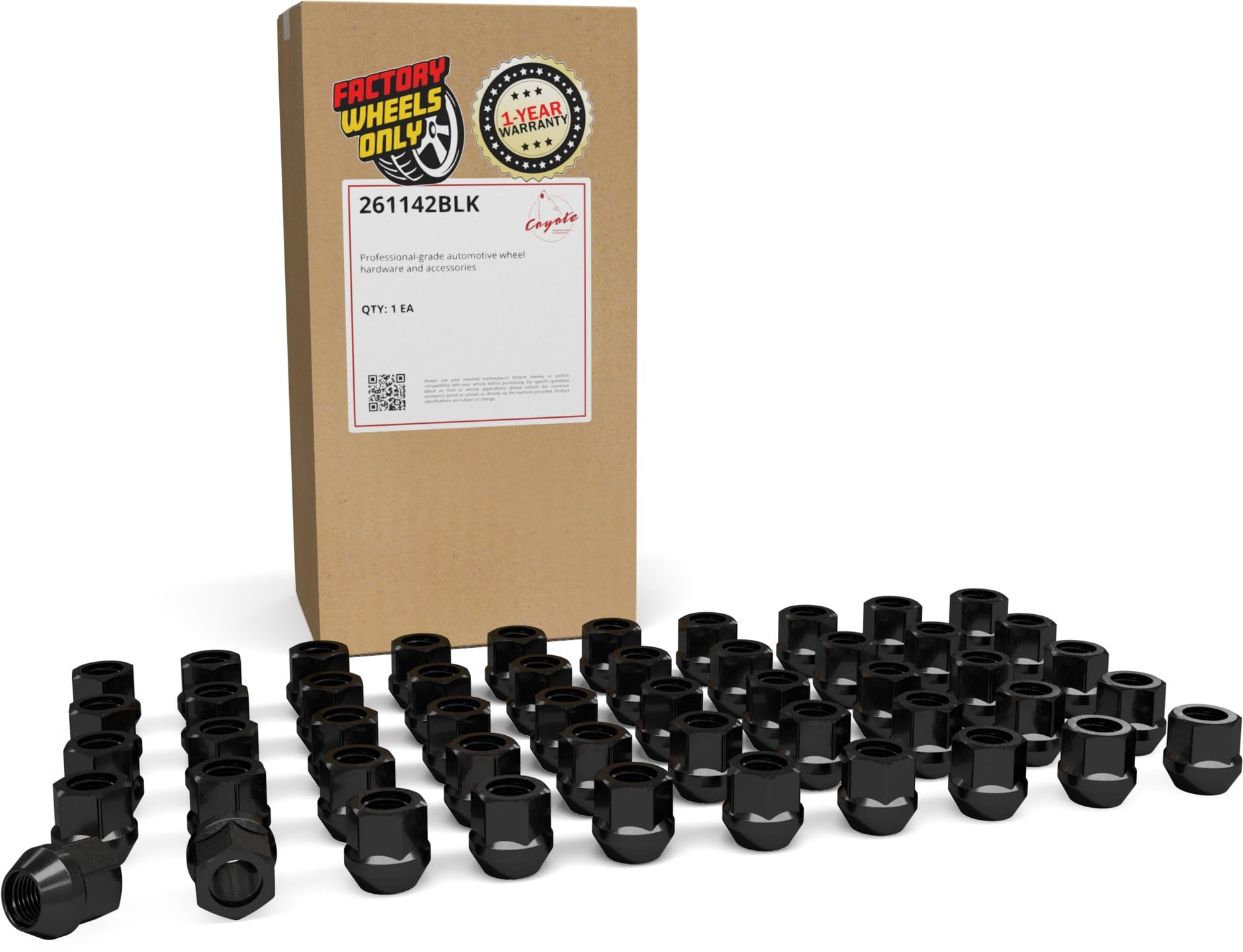 Tuercas de rueda de 19mm negras 1/2-20 para Explorer Sport 7