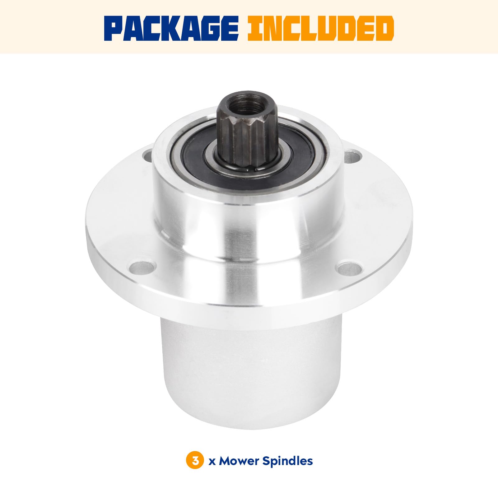 AEagle Conjunto de husillo de cubierta para Hustler 783506 795757 FasTrak Mini Z Super Mini Paquete de 3