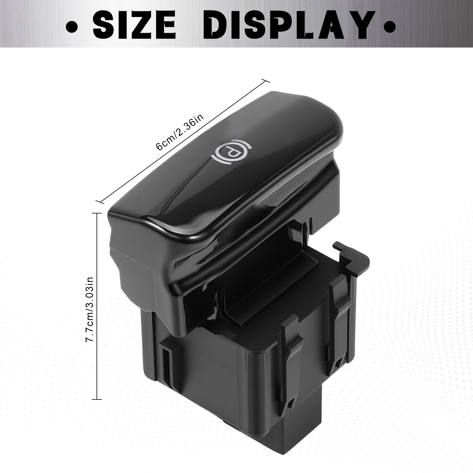 Interruttore Freno a Mano 470706 470703 per P-eugeot 3008 5008 C-itroen C4 Picasso Nero Lucido