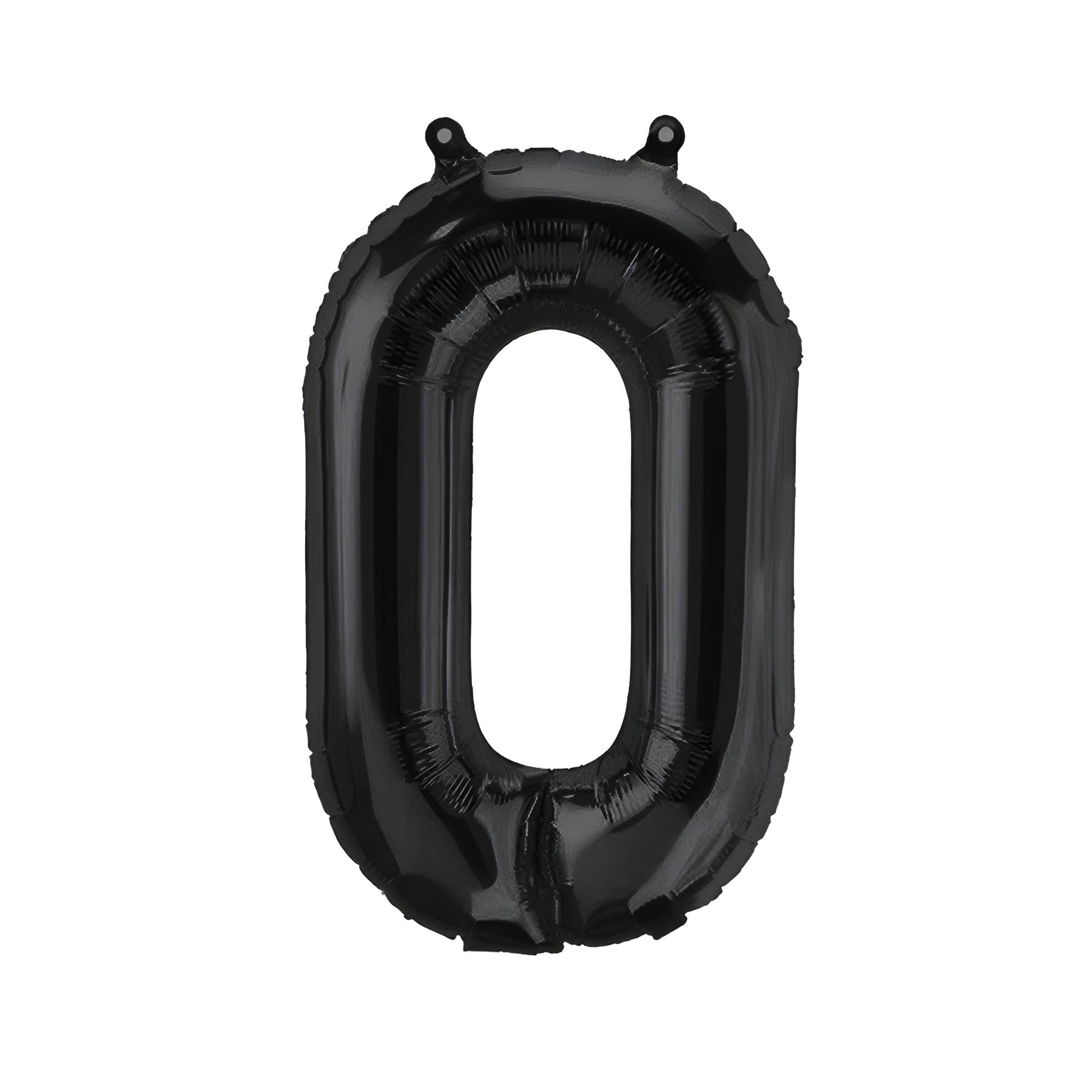 Foil Balloons Letters Black - 40/80/100 cm for Birthday Wedding Party Decoration Happy Birthday JGA Gift Balloon Graduation Giant Balloon ABI Large XXL Small Black Boys (40 cm - O)