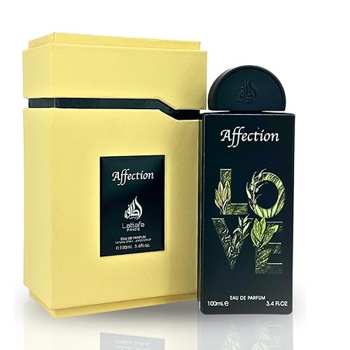 Lattafa Pride Affection EDP 100ML (3.4 oz), fragancias duraderas y lujosas de East, perfume para hombres y mujeres.