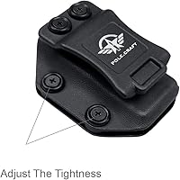 Vista 23 de POLE.CRAFT IWB/OWB - Funda para cargador Kydex - Mag Carrier se adapta a: 0.354 in .40 Double Stack/0.354 in .40 Single Stack - P365 1911 Glock 19