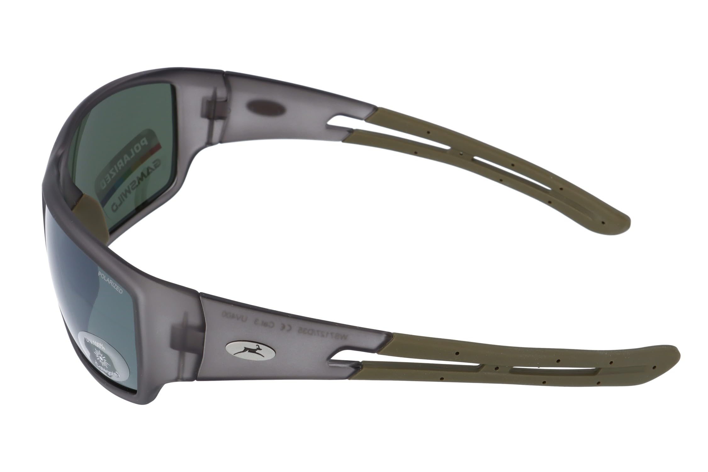 Gamswild WS7127 okulary przeciwsłoneczne polaryzacyjne GAMSSTYLE okulary rowerowe okulary narciarskie modne okulary damskie męskie unisex | szare | czarne | niebieskie |, kolor: szary