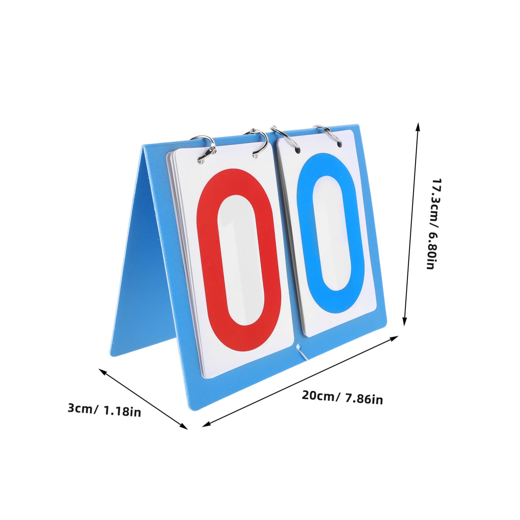HOLIDYOYO Portable Tabletop Scoreboard Flipper Multipurpose Sports Score Keeper for Basketball Soccer Table Tennis Durable User Friendly Design with Display