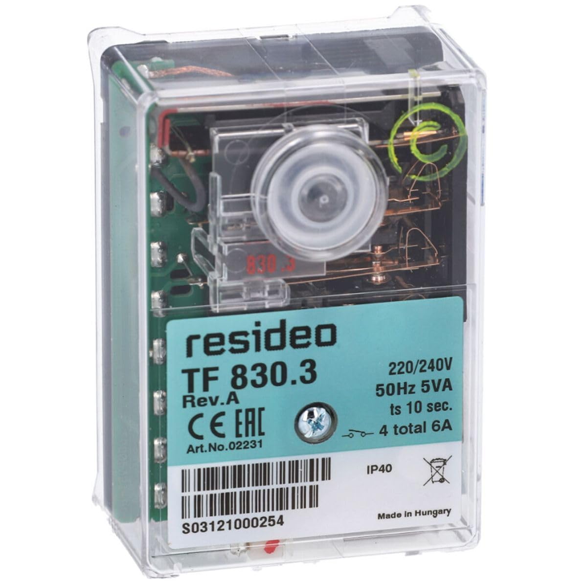 Resideo Satronic TF 830.3 Automatización de la caldera de aceite, reemplazo para TF 801, 02231, 02231U para Buderus, Girsch