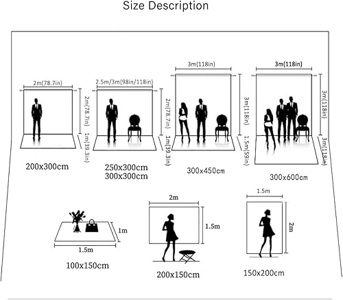 Miniatura 7 de Fondos de fotografía de retrato gris de 6 x 9 pies, textura sólida, fondo abstracto para sesión de fotos