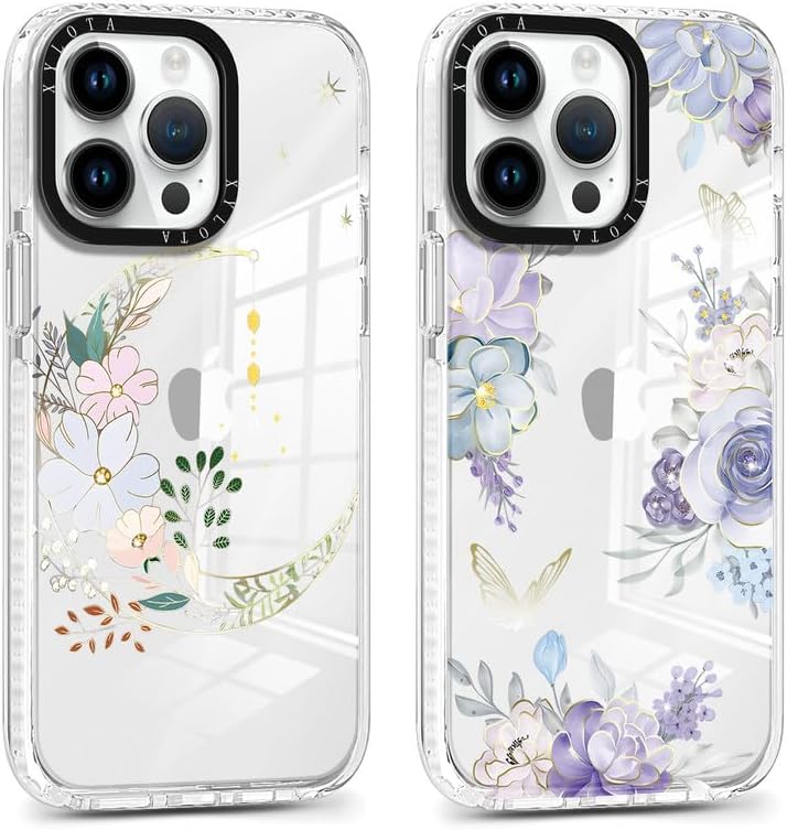Xylota 2 przezroczyste etui na telefon komórkowy Samsung Galaxy A34 5G 6,5", przezroczyste etui Aesthetic z motywem serca miłosnego, miękkie, silikonowe, cienkie, TPU, odporne na uderzenia i
